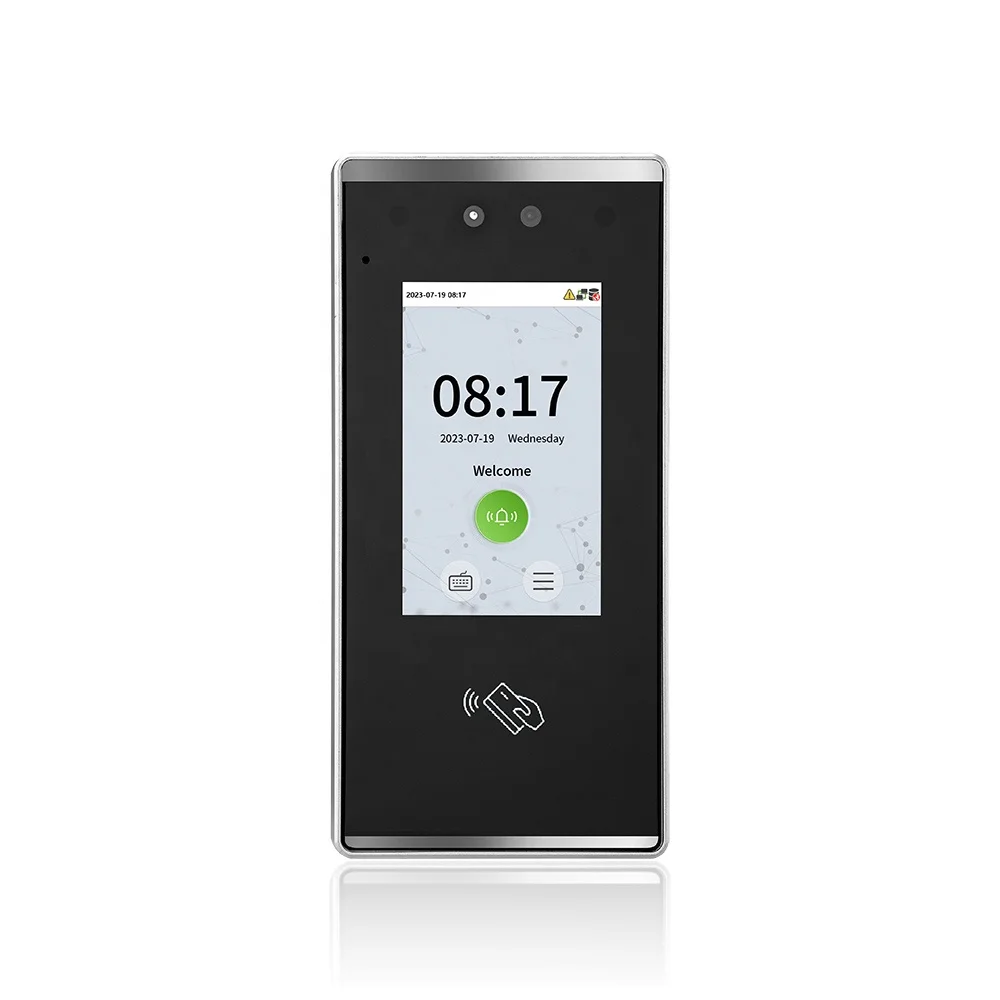 IP65 водонепроницаемый динамический Быстрый распознавание лица RFID считыватель карт с виртуальной клавиатурой (FA4000)