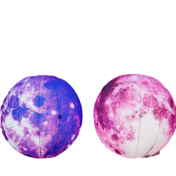 Customized Inflatable Planet Inflatable Earth Inflatable Giant Planets with LED