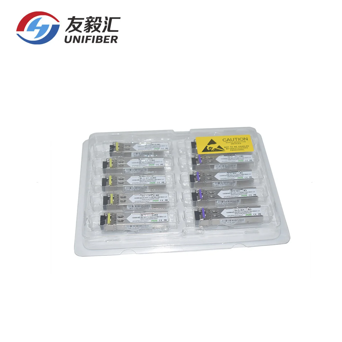 10G SFP+ Bidi 80km Single mode Fiber Optical Transceiver Module LC 1490/1550nm DOM