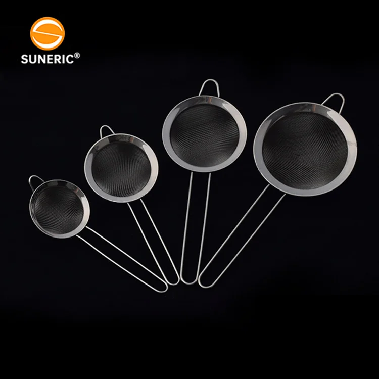 304 Stainless Steel Juicer Sieve Sifter Colander Fine Mesh Strainer for Kitchen Home Cooking