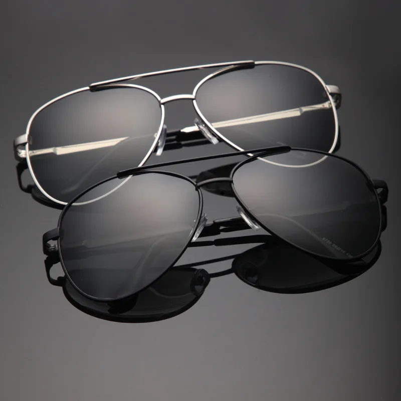  New Hot Sale Vintage Retro Fashion Polarized Night Vision Color Change Classical Ray Band Sunglasses for Pilot