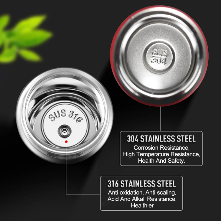 500Ml Intelligent Digital Flasks Vacuum Flask digitales Metal Insulation Stainless Steel Smart Water Bottle