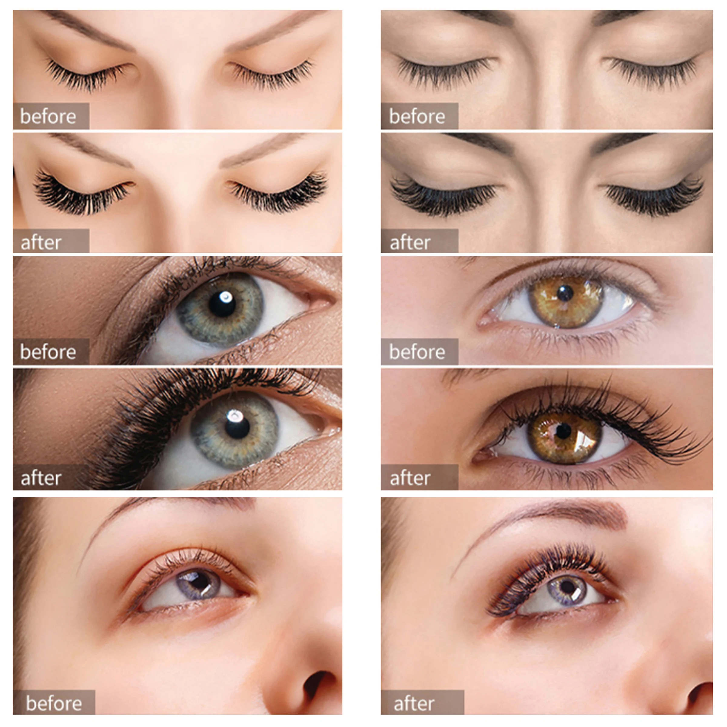 New Design Vegan Organic Boost Eyelashes Enhancers Customized Natural Volumizing Lash Growth Serum Private Label Eyelash Serum