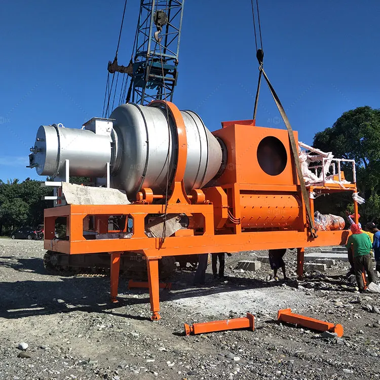 Mobile Asphalt Mixer Patching Plant 60tph Mini Mobile Asphalt Mixing Plant Price