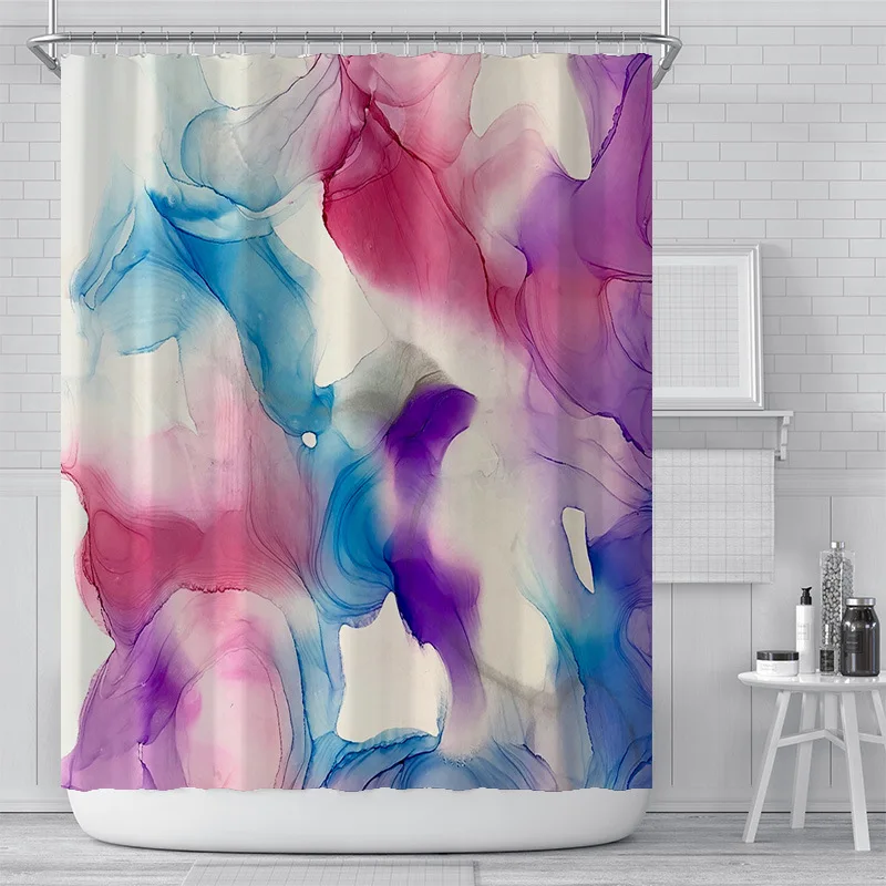 Wholesale Artistical Design Digital Print Waterproof Shower Curtain, Waterproof Bathroom Curtain, Custom Shower Curtain