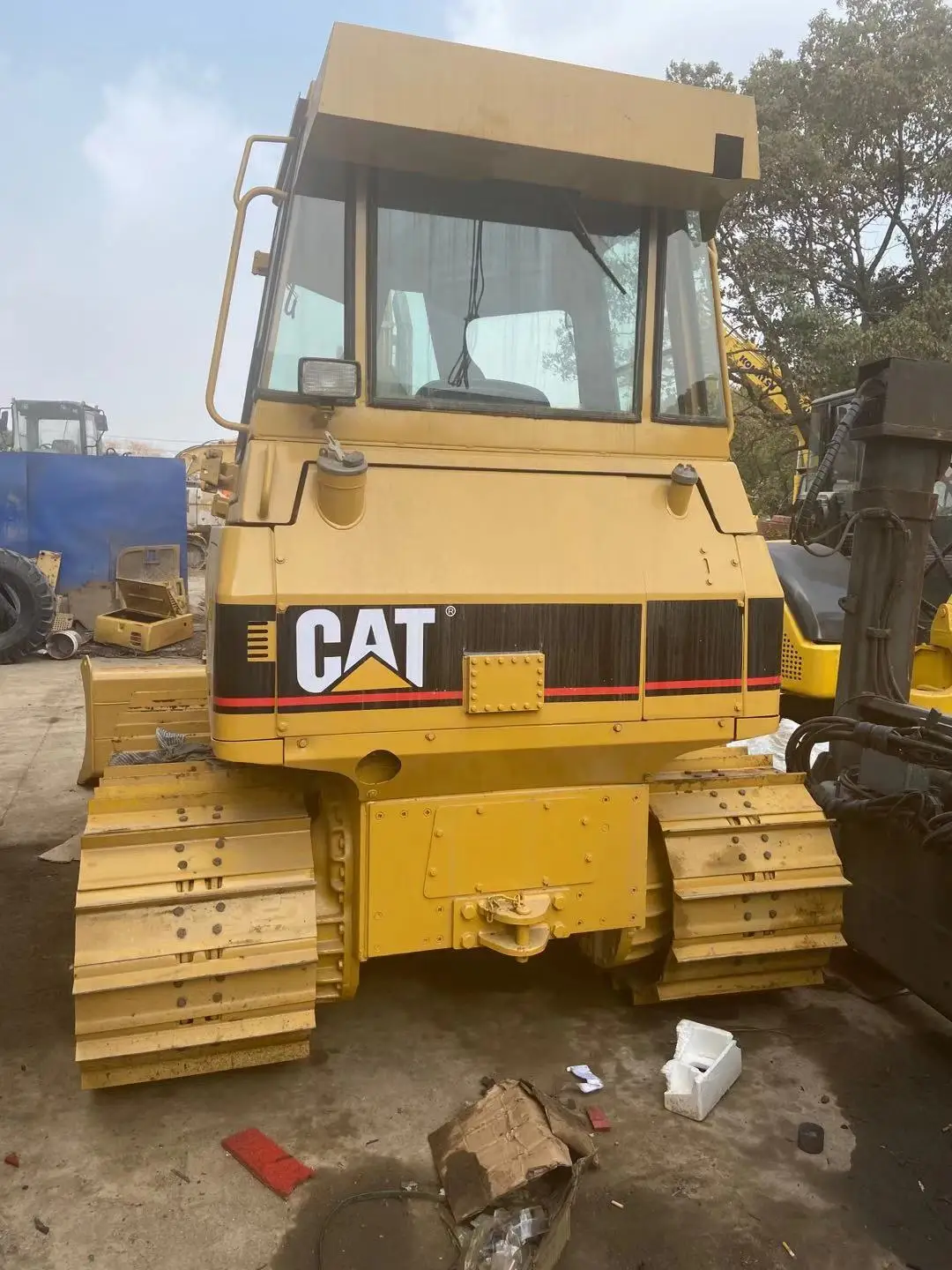 Гусеничный бульдозер Cat D4G бывший в употреблении Японии Catepilar /D4H низкая цена распродажа