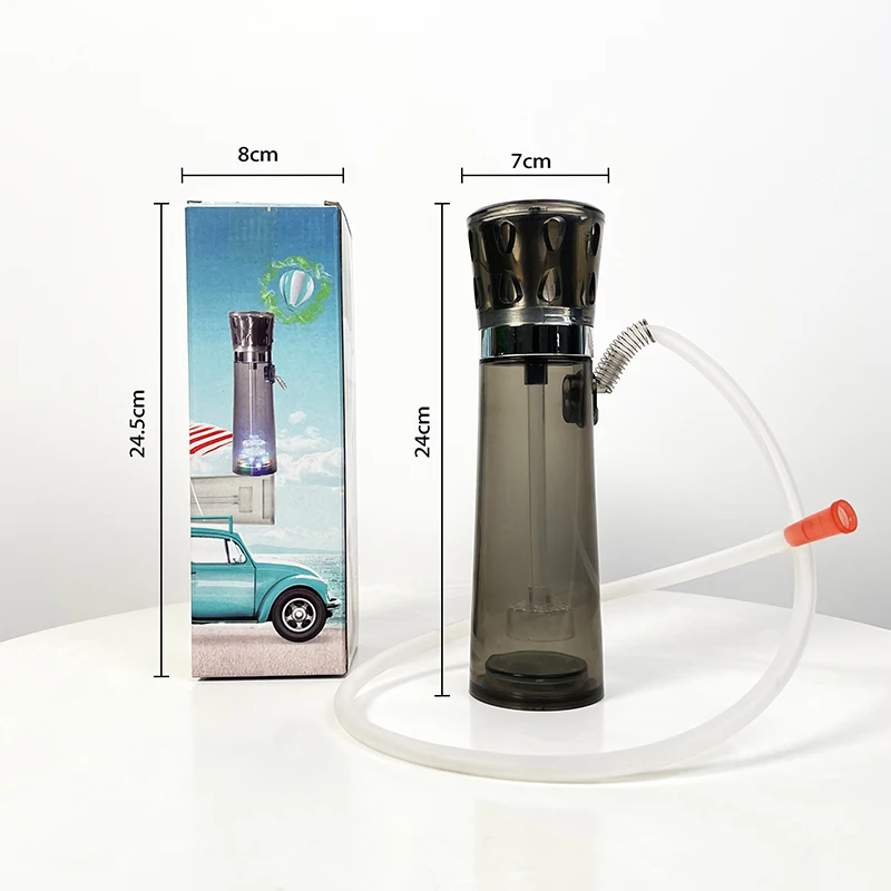 blackwhite custom made logo LED nargile smokes car shisha  tobacco cachimba smoke shop flavour yooxygen hookah cups portable