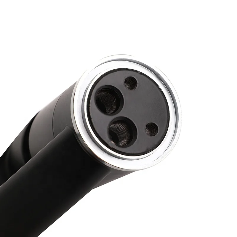 ITALOMIX New Hot Cold Water Sink Taps Single Handle Mixer Aluminium Body Black Kitchen Faucet