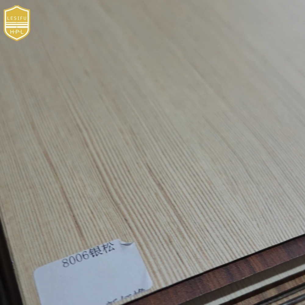 Lesifu 0115-R2 hpl wood laminate suppliers surface synchronized formica cheap price
