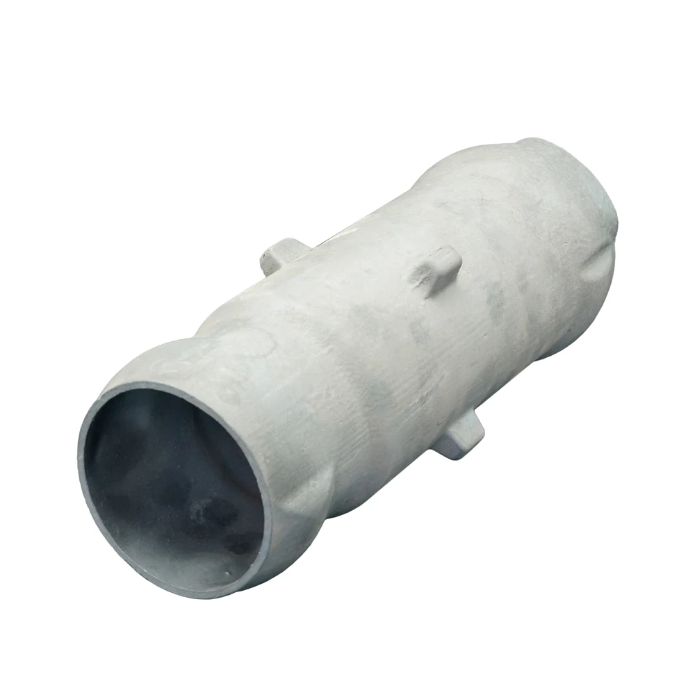 zhijing Customized  Heating Element Heater Tubes SISIC SIC Silicon Carbide Burner Ceramic Gas Bobbin Radiant Tube Heater