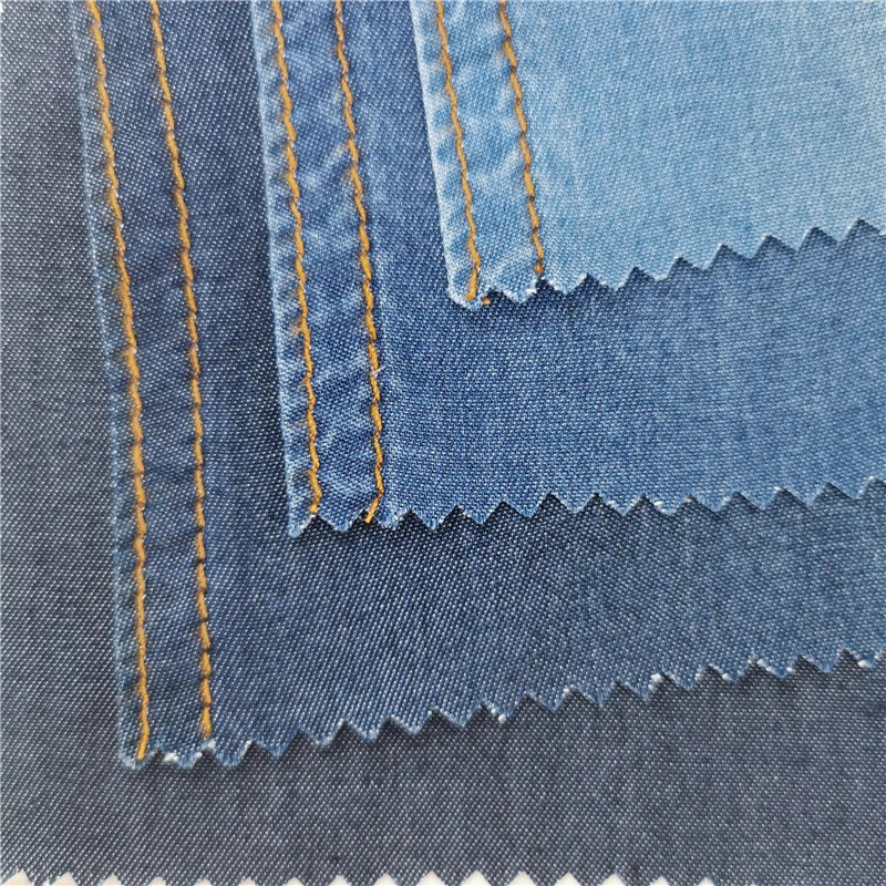 
Factory price wholesale 100%tencel lyocell 4.5oz twill tencel thin denim fabric for jeans and dress on sale 