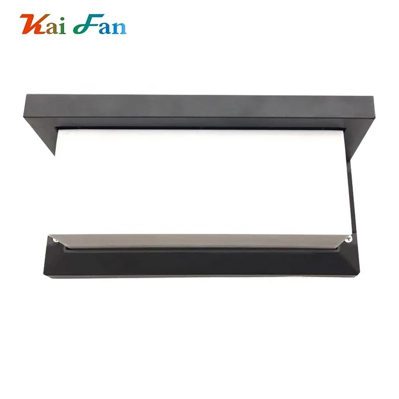 
Luxury black grey bedroom bedside outdoor waterproof ip65 cube led wall light 