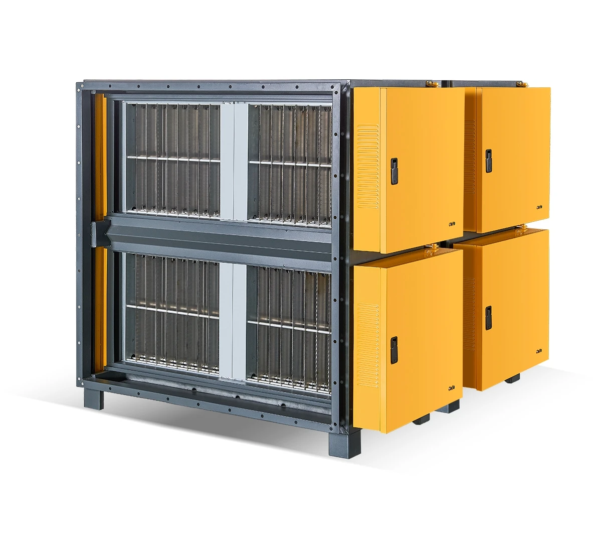 Exhaust air filter smoke electrostatic cooking air oil fume oil fume purifier