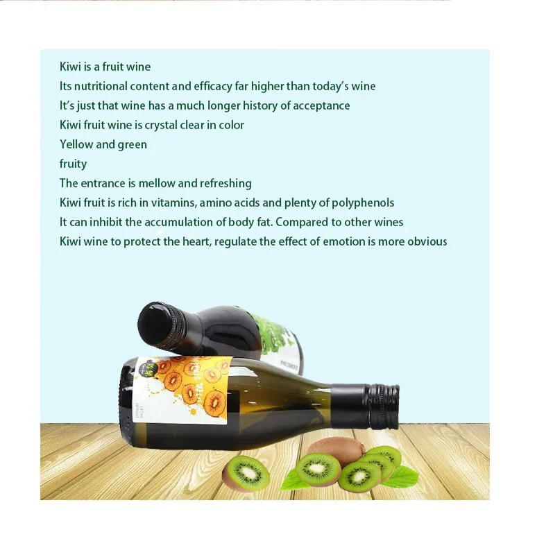 
Drink kiwi wine box beverage supplier fruit wine187ml/ bottle fruit wine juice bar 