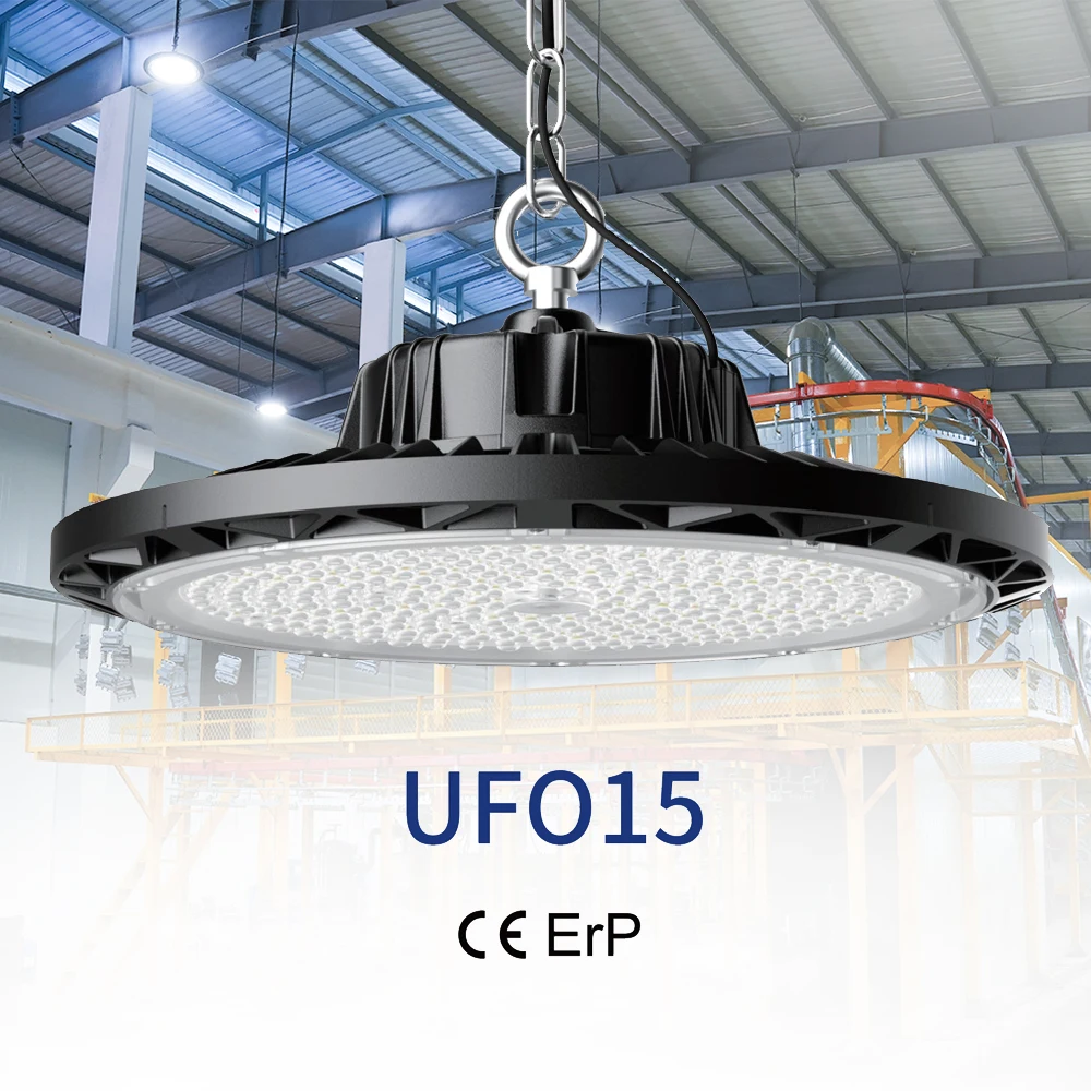 300W 100W 150W 200W LED High Bay Light IP65 Waterproof UFO DOB high bay Lamp For Warehouse Factory Workshop