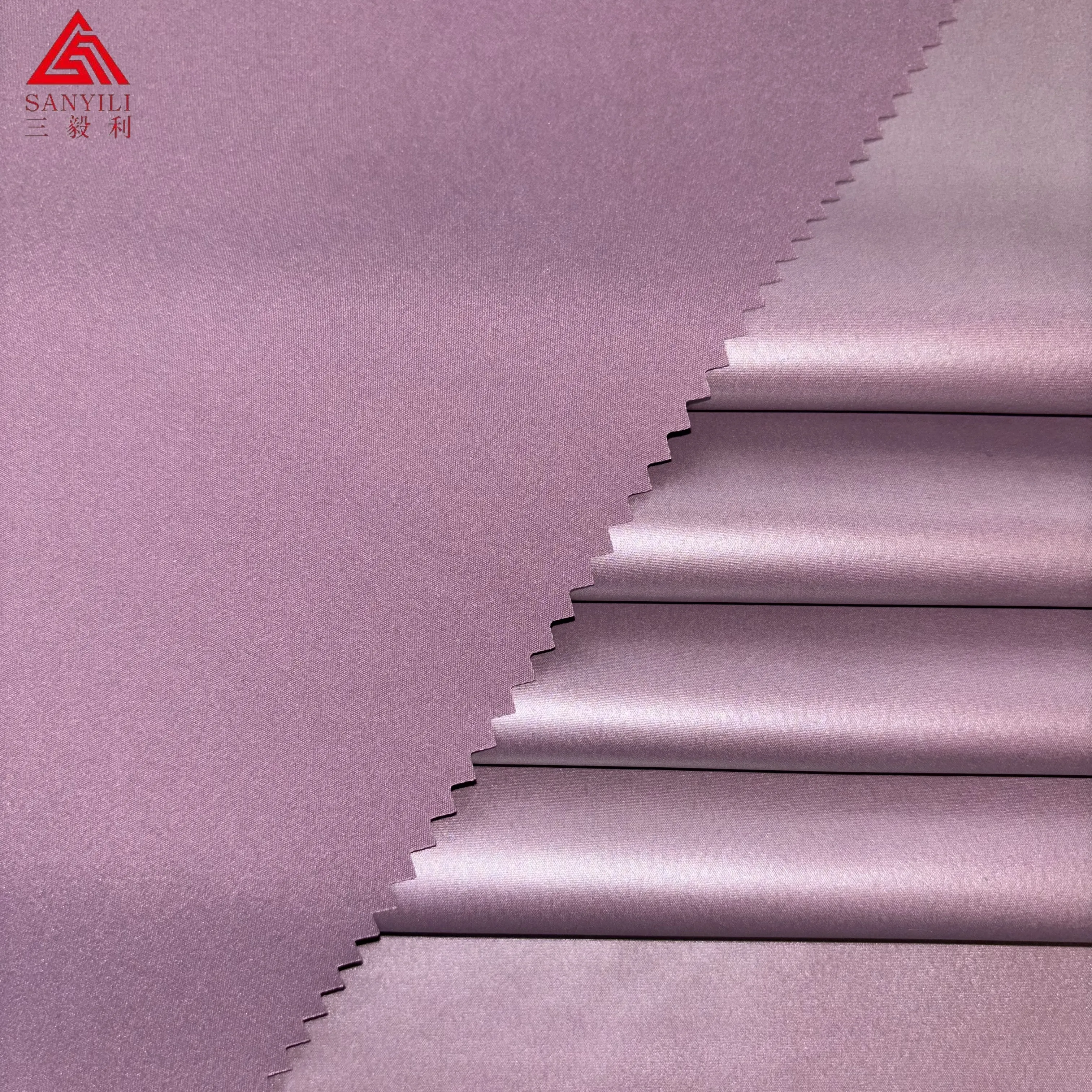 300T polyester pongee fabric 2 lay composite breathable fabric for lining for clothing