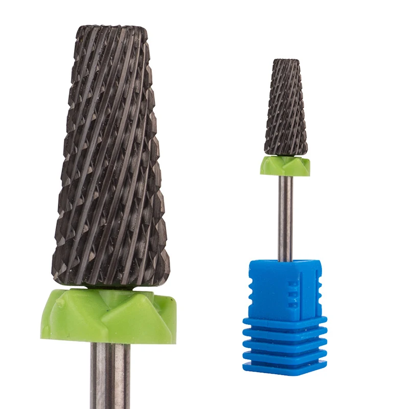 Top sales professional Tungsten Carbide Nail Bits Tornado 5in1 Nail Drill Bits For Acrylic Cuticle Removing for salon use