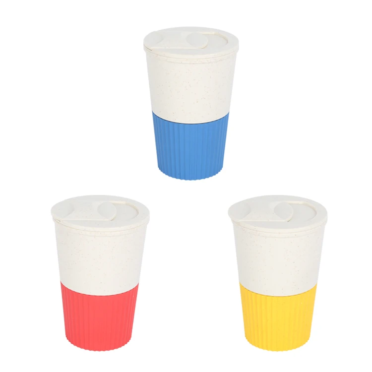 New Style Office Water Coffee Cup Thermal Travel Reusable Unbreakable BPA Free Coffee Milk Beverage Cup With Lid