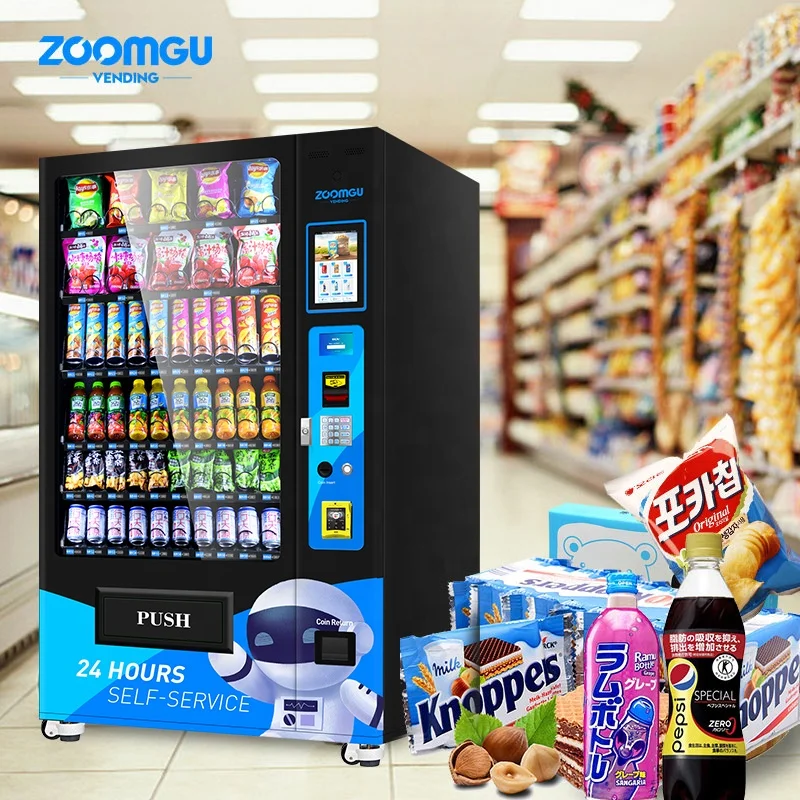  Zoomgu 24 часа в сутки магазин коммерческих еда Античная колы торговый автомат Автоматическая умная по продаже