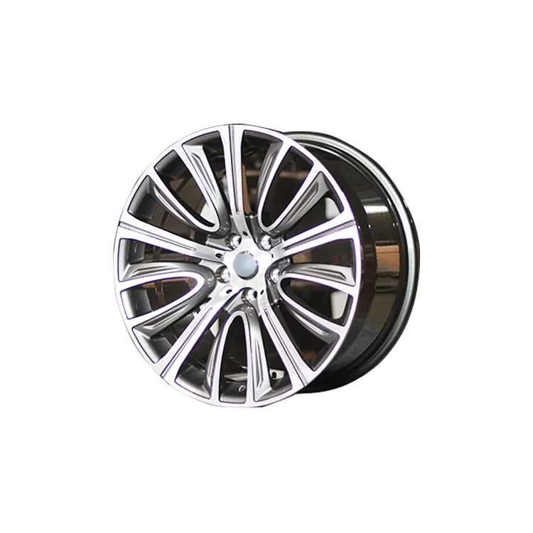 Grey Machine Face Full Aluminum Alloy China Car Wheels 2 Piece