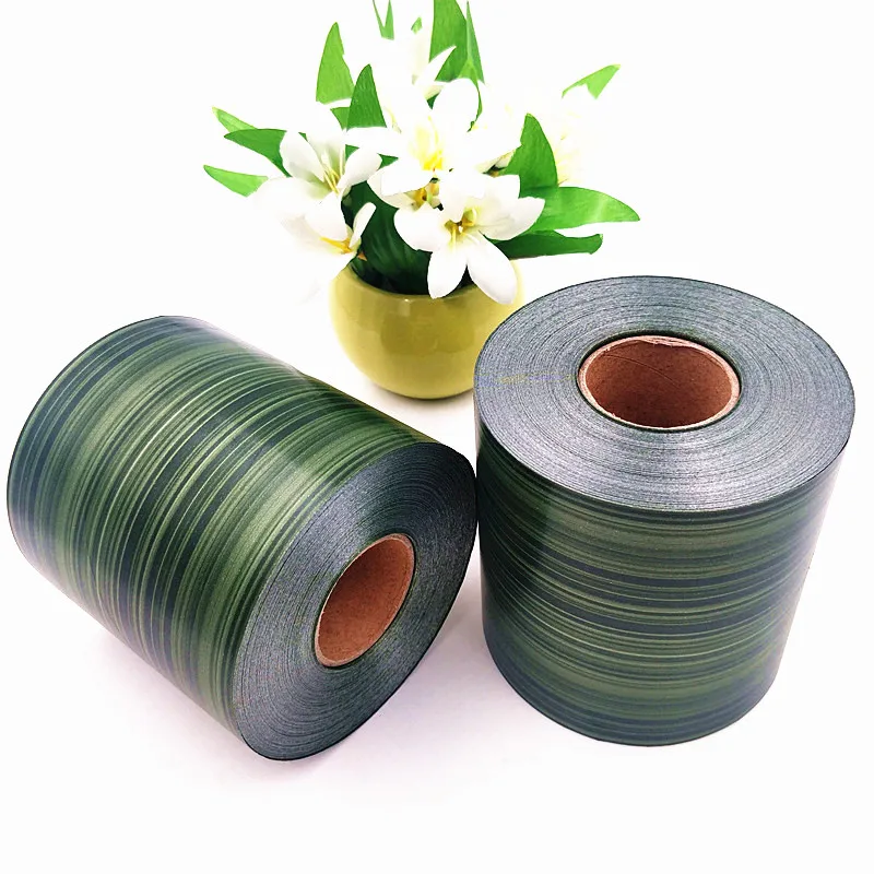 С рисунком зеленых poly сатин упаковочная лента дешевой цене Ti-лист или коры листы лента для внутреннего и наружного использования