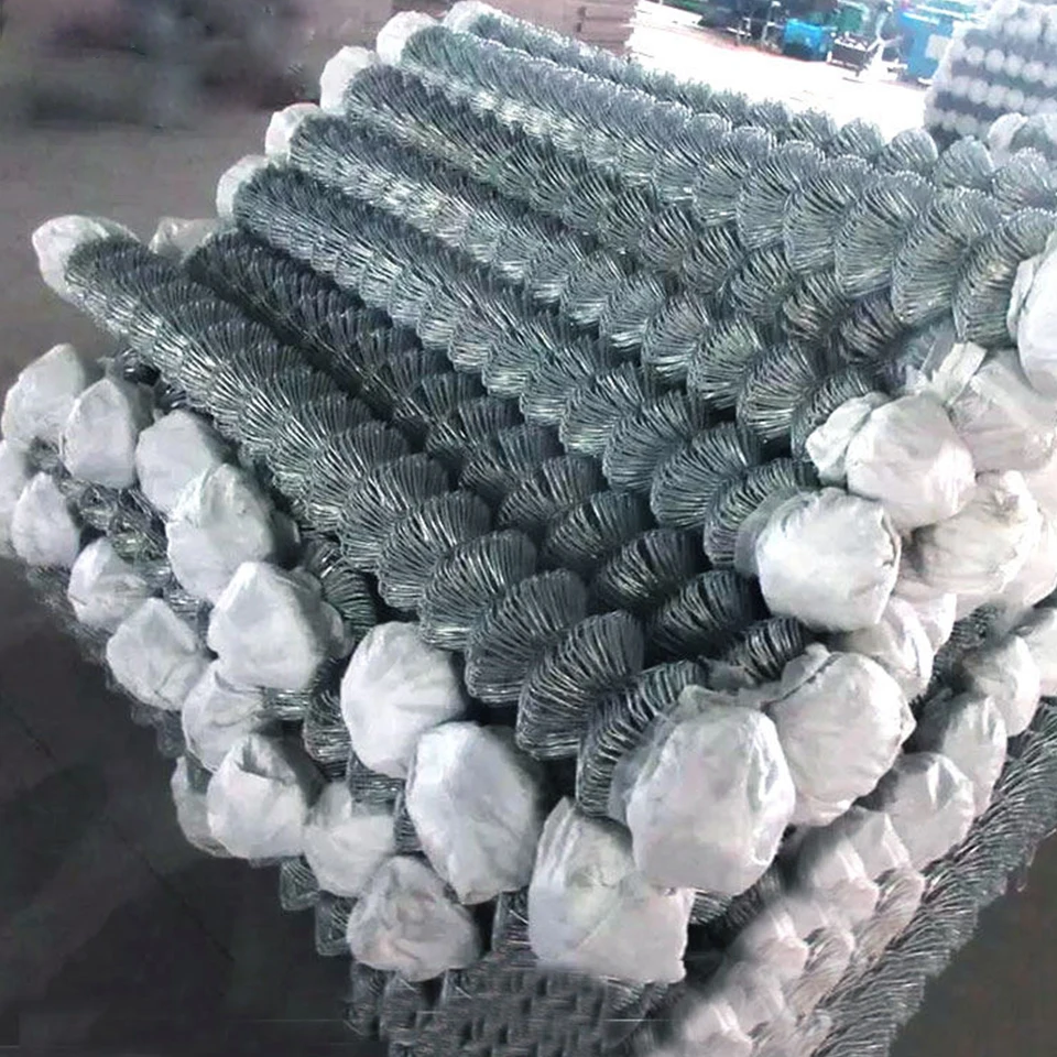 BOCN netting fence 9 Gauge Galvanized Wire 8ft Chain Link Fence Barbed Wire Extension Arms