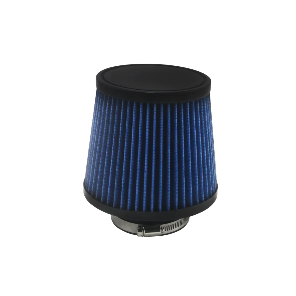 AUSO Universal Auto Parts High Flow 76MM/100MM Modification Inlet Air Filter For Universal Car