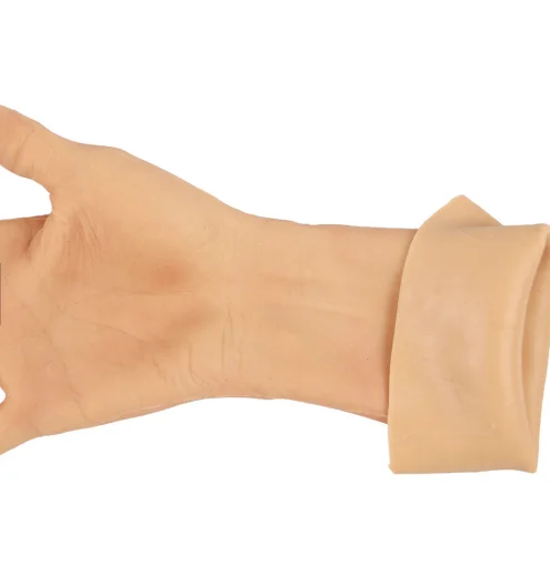 Tgirl Silicone Prosthesis Hand Sleeve Gloves Highly Simulated Skin Artificial Arm Cover Scars