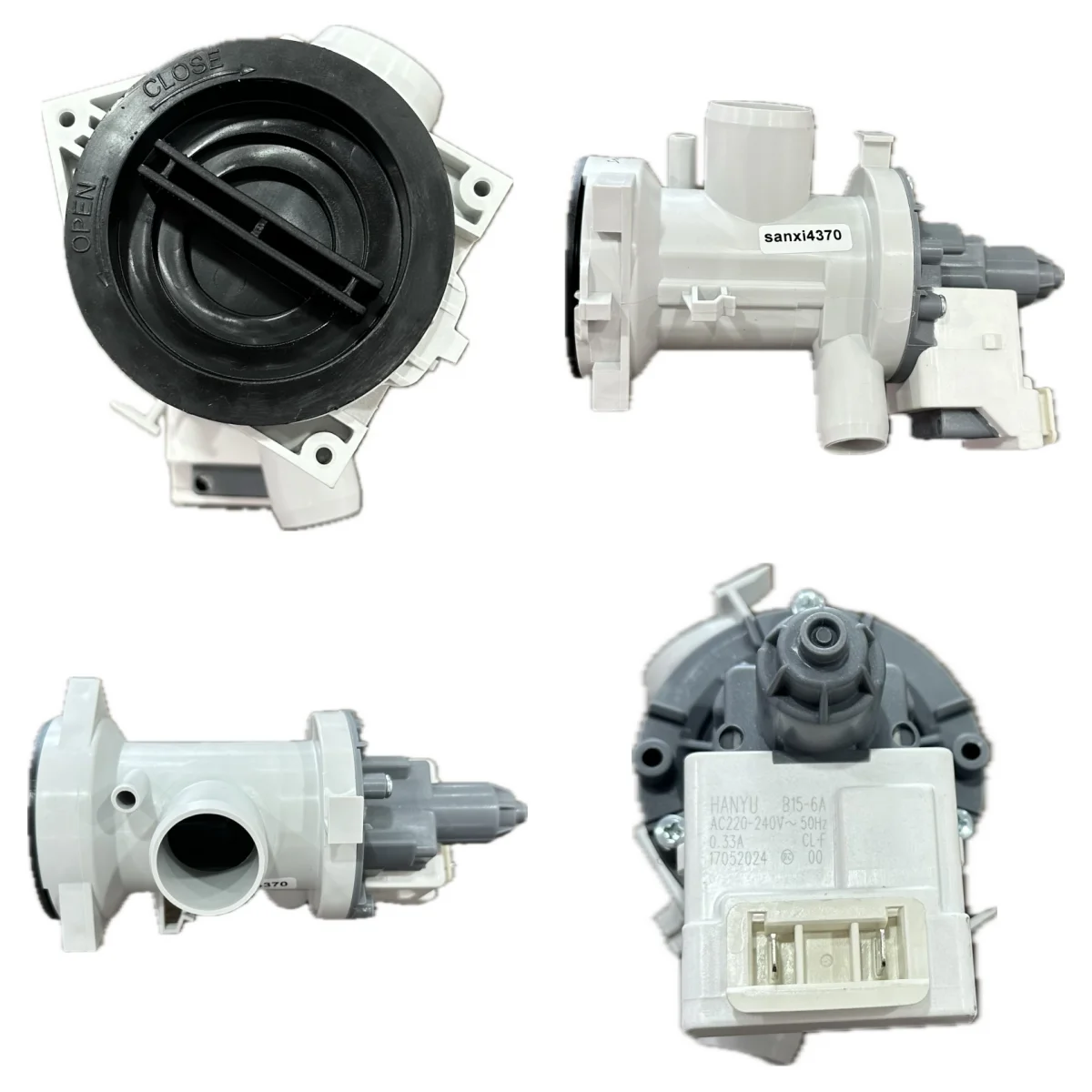 Washing machine drain pump washing machine spare parts HANYU/HAOLI B15-6A