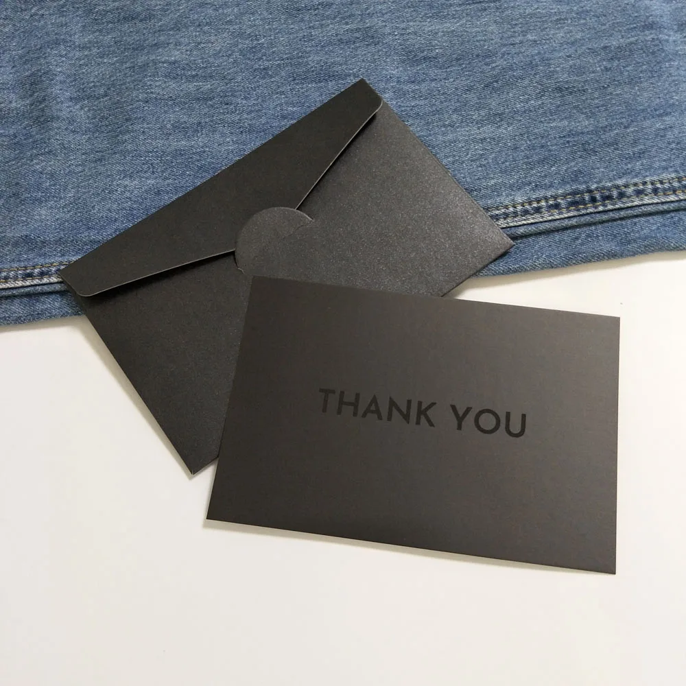 Colorful Paper Business Thank You Cards High Quality Custom paper Cards Printing