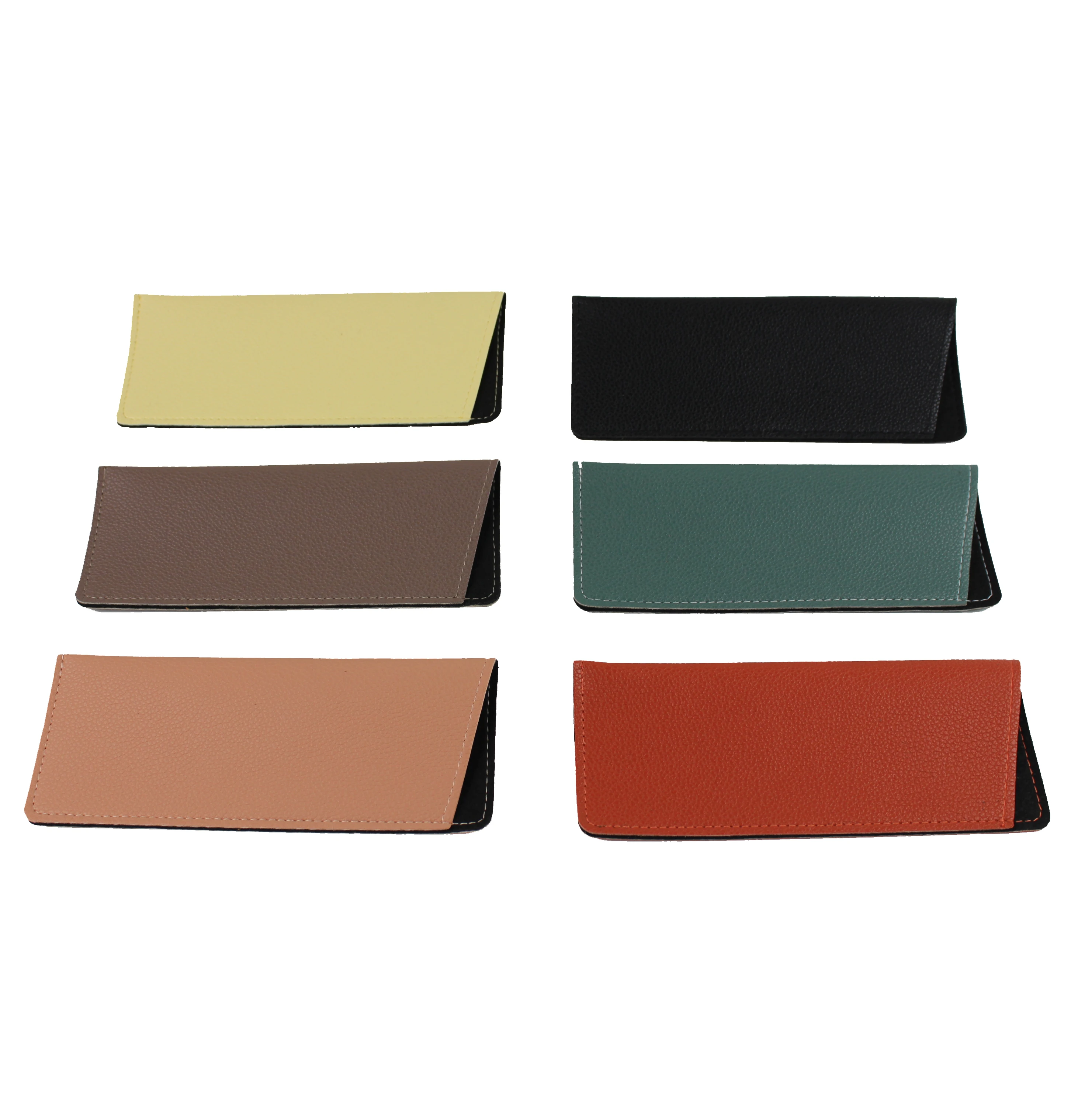 High Quality Customized Soft Pu Leather Eyeglasses Frame Bag Reading Glasses Pouch