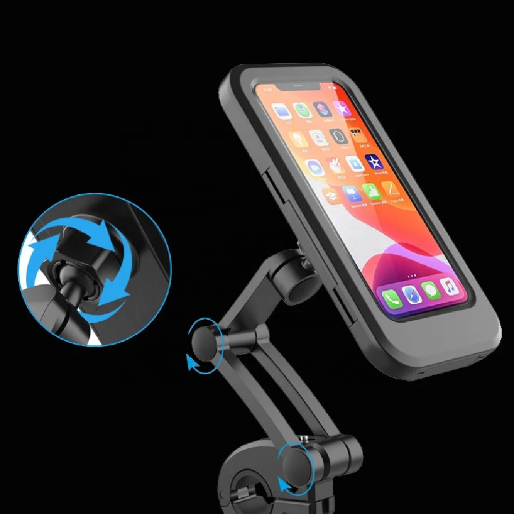 Hot Waterproof 360 Rotation Adjustable Motorcycle Bicycle Mobile Phone Holder