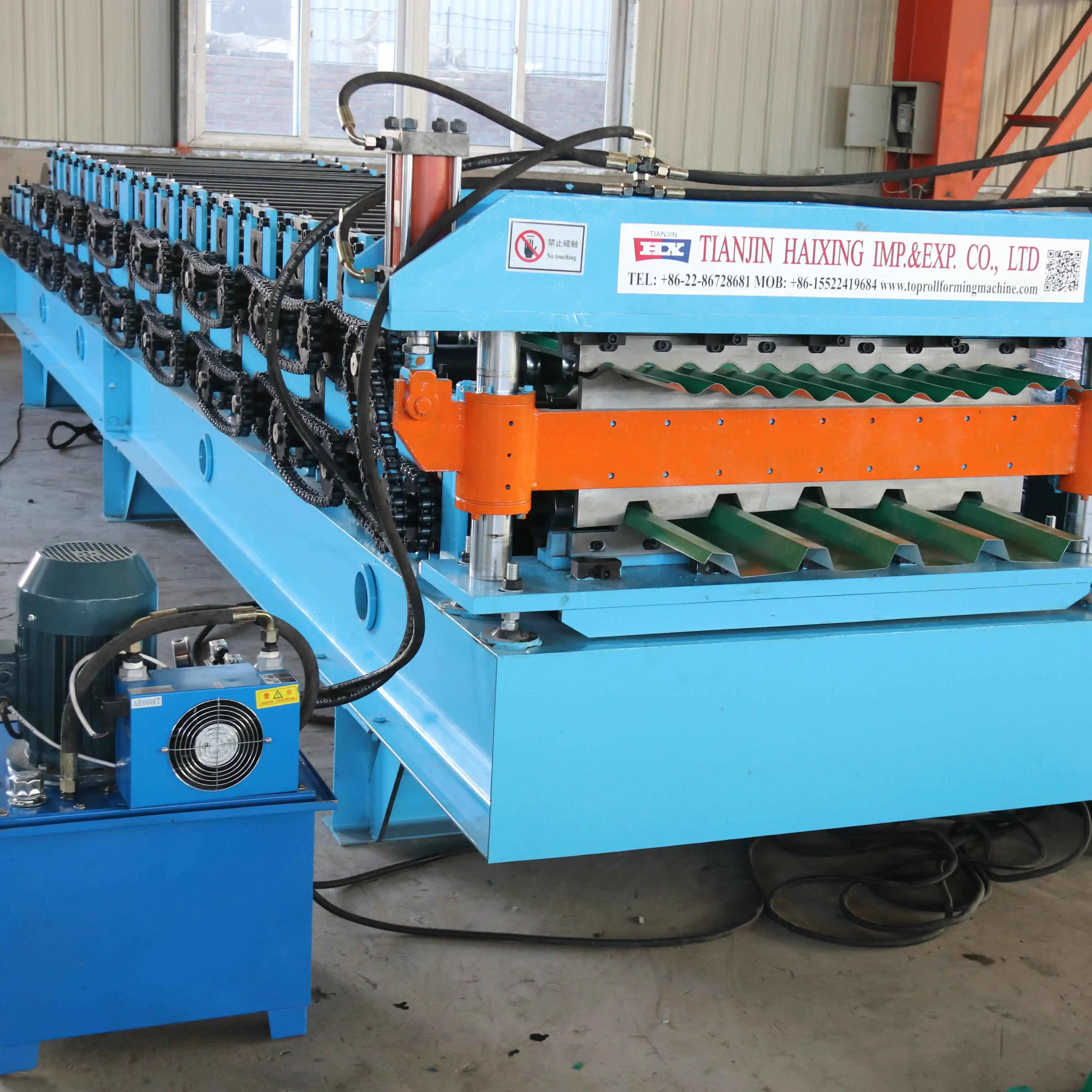 Best selling building material panel IBR roof tile sheet roll forming machine
