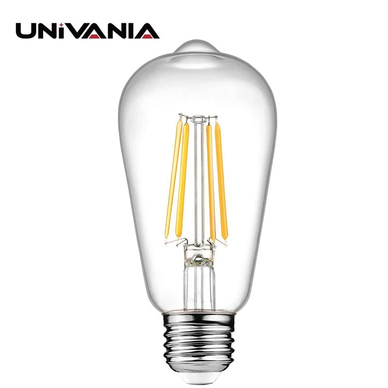 UNIVANIA ST64 antique vintage LED filament edison light bulbs 4w