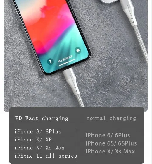 A-BST New arrival mfi certified fast charging type c to C94 lighting PD charger data cable for iphone 8/X/XMAX/XR/11