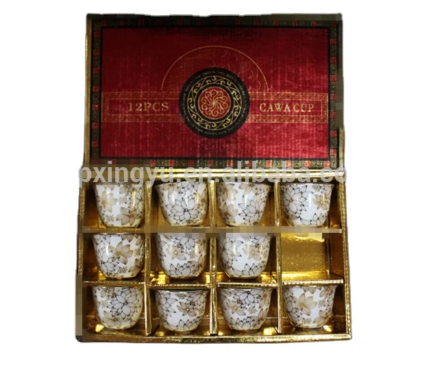 High quality 80cc turkish tea set, ceramic tea set