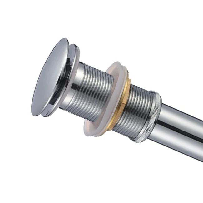 Bathroom Accessory Super Cheap Stainless Steel Basin Drain Click Clack SUS201 Water Waste Bathroom Strainer Drainer