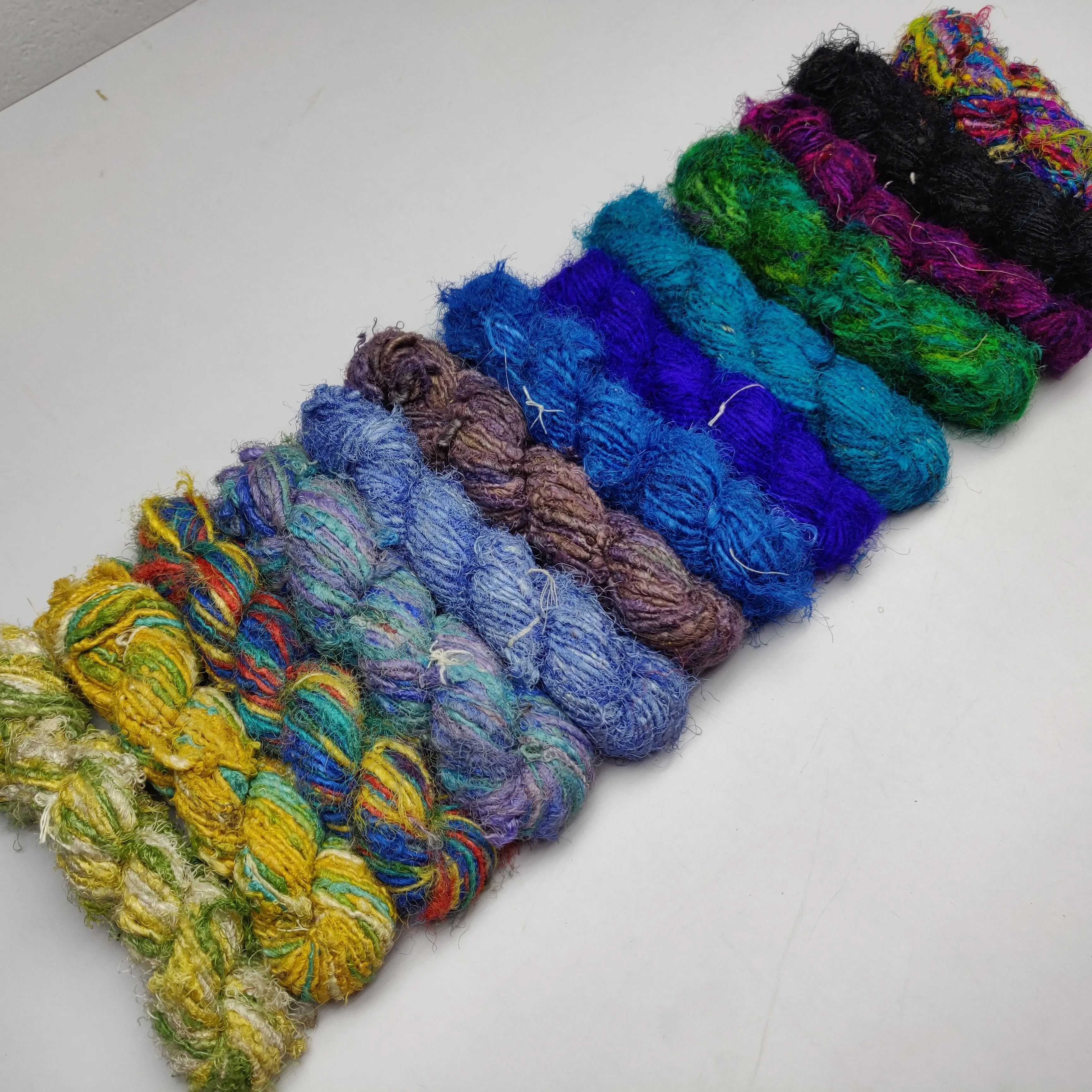 
RECYCLE SARI SILK YARN 
