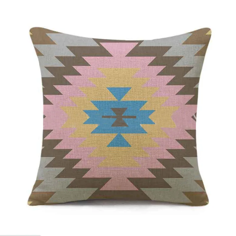 Middle East kirim Kilim Southeast Asia Pakistan ikat carpet cushion cover export cotton hemp pillow cover