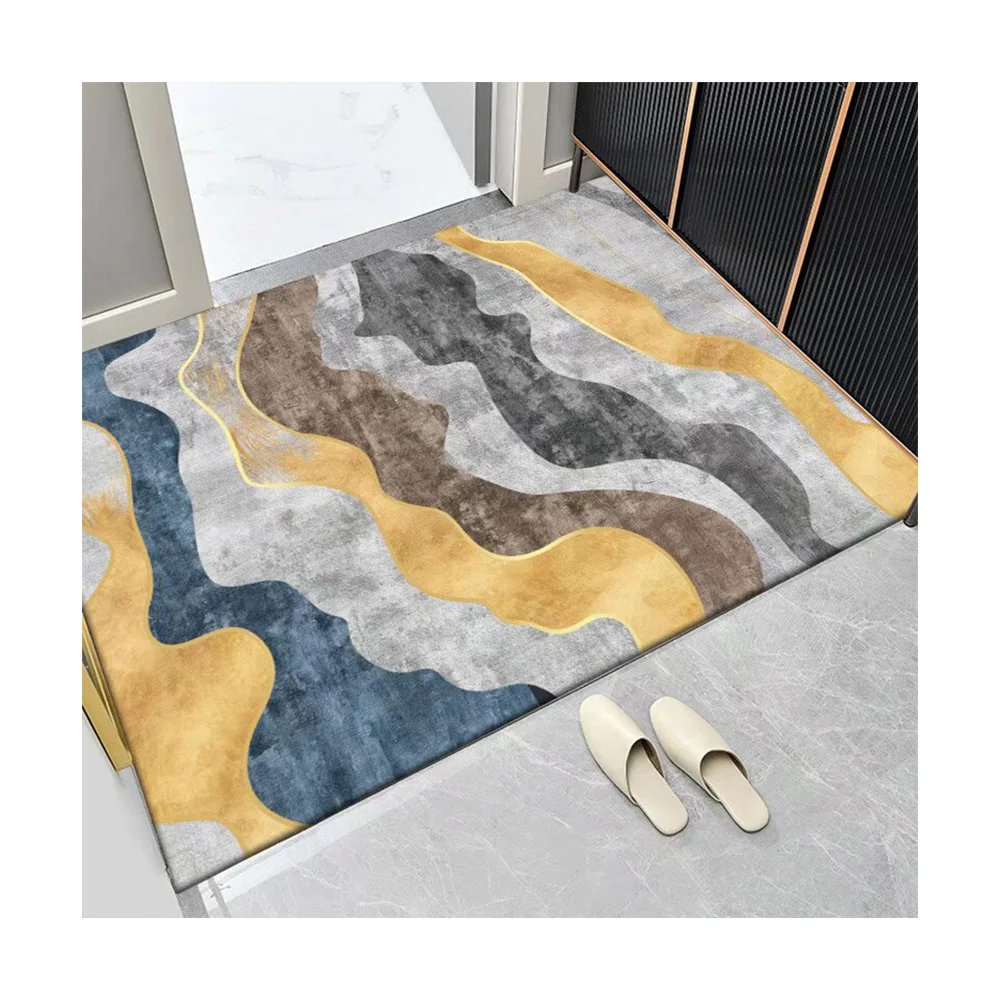 New Customized Outdoor Floor Pattern Floor Mat Entrance Door Indoor Bathroom Mat Door Mat Factory Direct Sales
