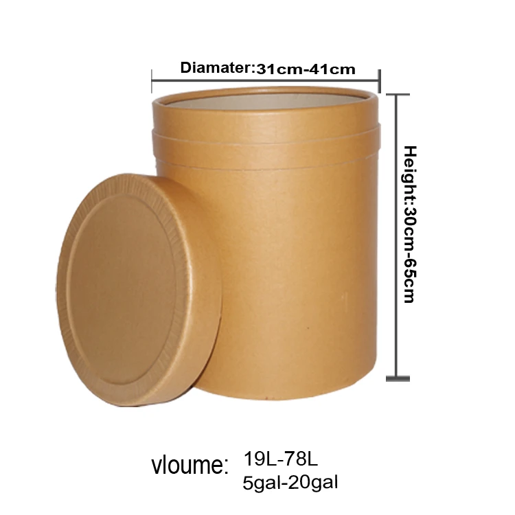 All Fiber Paper Barrel Drums for Packaging