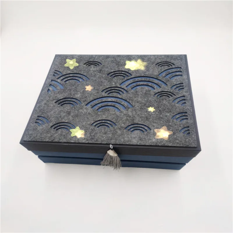 
Luxury box packaging cookie, white cookie box, Chinese new year cookies box 