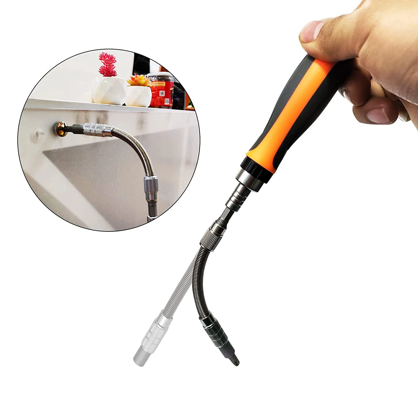 Multi-Functional Screwdriver Bit Set 38-in-1 1/4 inches Ratchet Socket Set Toolsbox with Sockets&Bits&Ratchet Handle