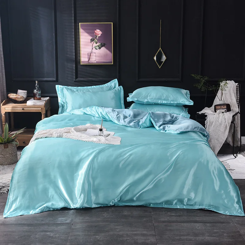 Роскошный комфортный комплект постельного белья из шелка тутового шелкопряда