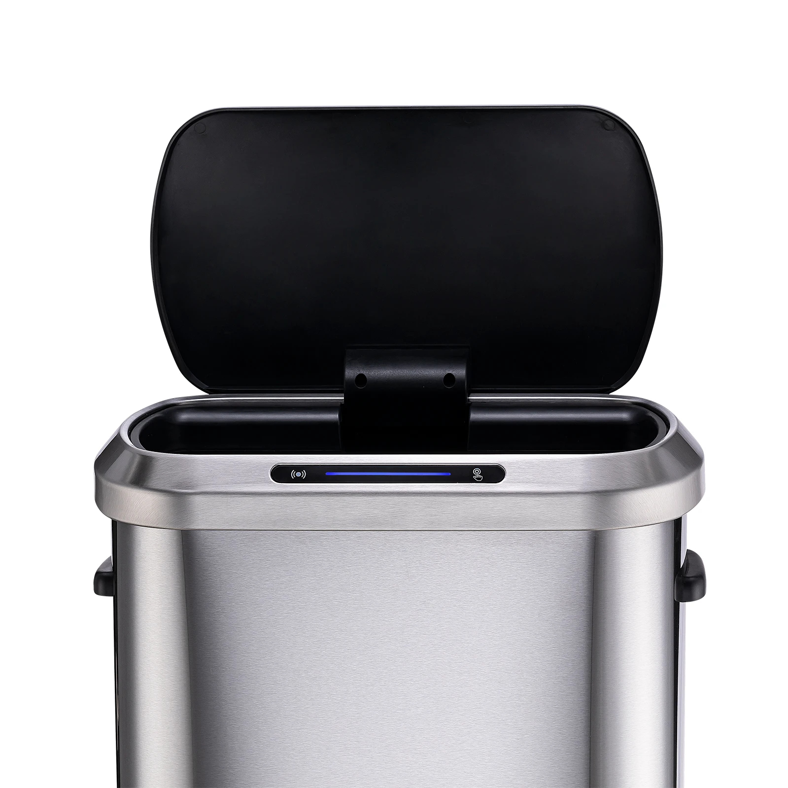 New Design Stainless Steel Dustbin 50 Liter Hotel Metal Intelligent Garbage Bin Touchless Smart Bin
