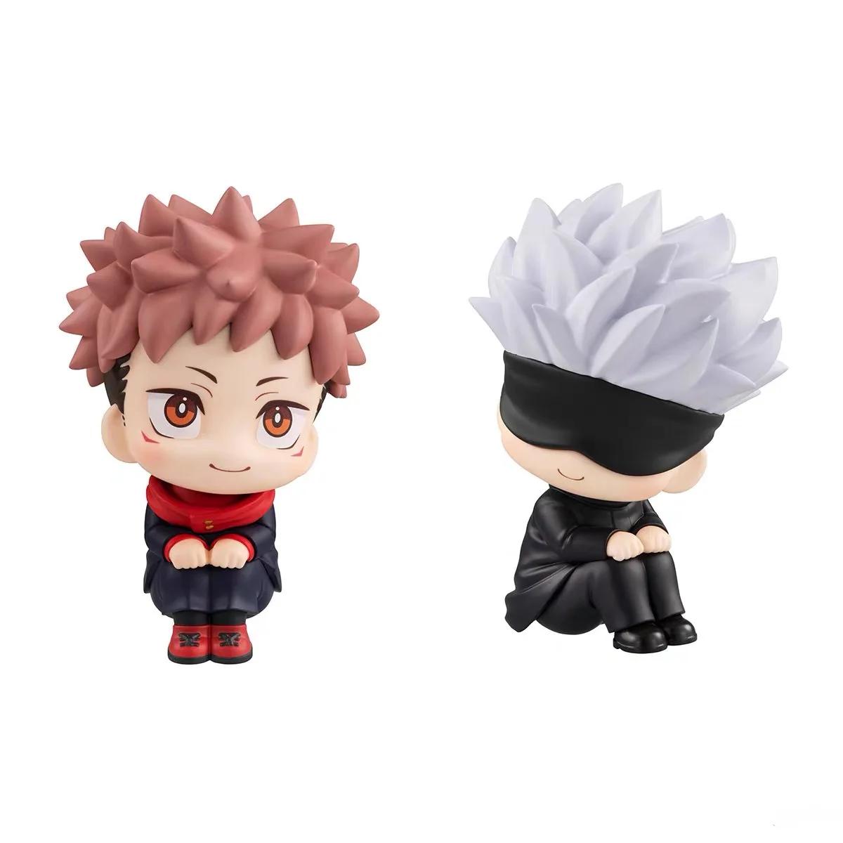 Cartoon  Jujutsu Kaisen Itadori Yuji Model Toys Statue Gojo Satoru Yuji Itadori Anime Jujutsu Kaisen Action Figures