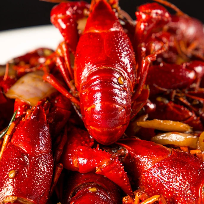 Hidee Sichuan sauce crawfish cooked