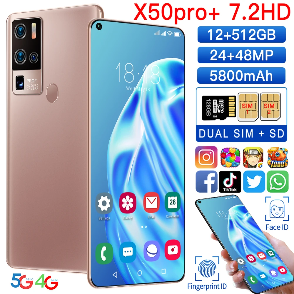 Для быстрой зарядки безопасен для 3D phone 5 аппарат не привязан к оператору сотовой связи Оригинальный 7 2-дюймовый большой экран MTK6889 богатый смарт телефон 12 ГБ 512 отличного качества