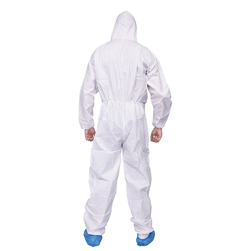 High Quality CE ISO Certified Type 4/5/6 Asbestos Removal Protective Disposable Coverall Suit With Hood