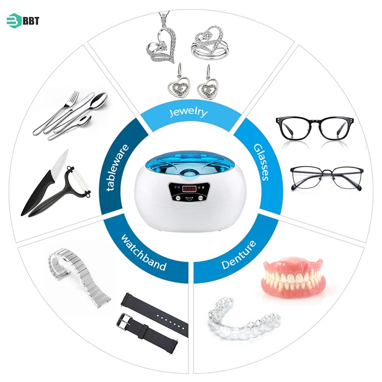 6L Stainless Steel Ultrasonic Bath Wash Bath Ultrasonic Cleaners For Jewellery  Parts Glasses Ultra Sound Cleaner Machine